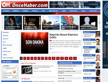 Tablet Screenshot of oncehaber.com